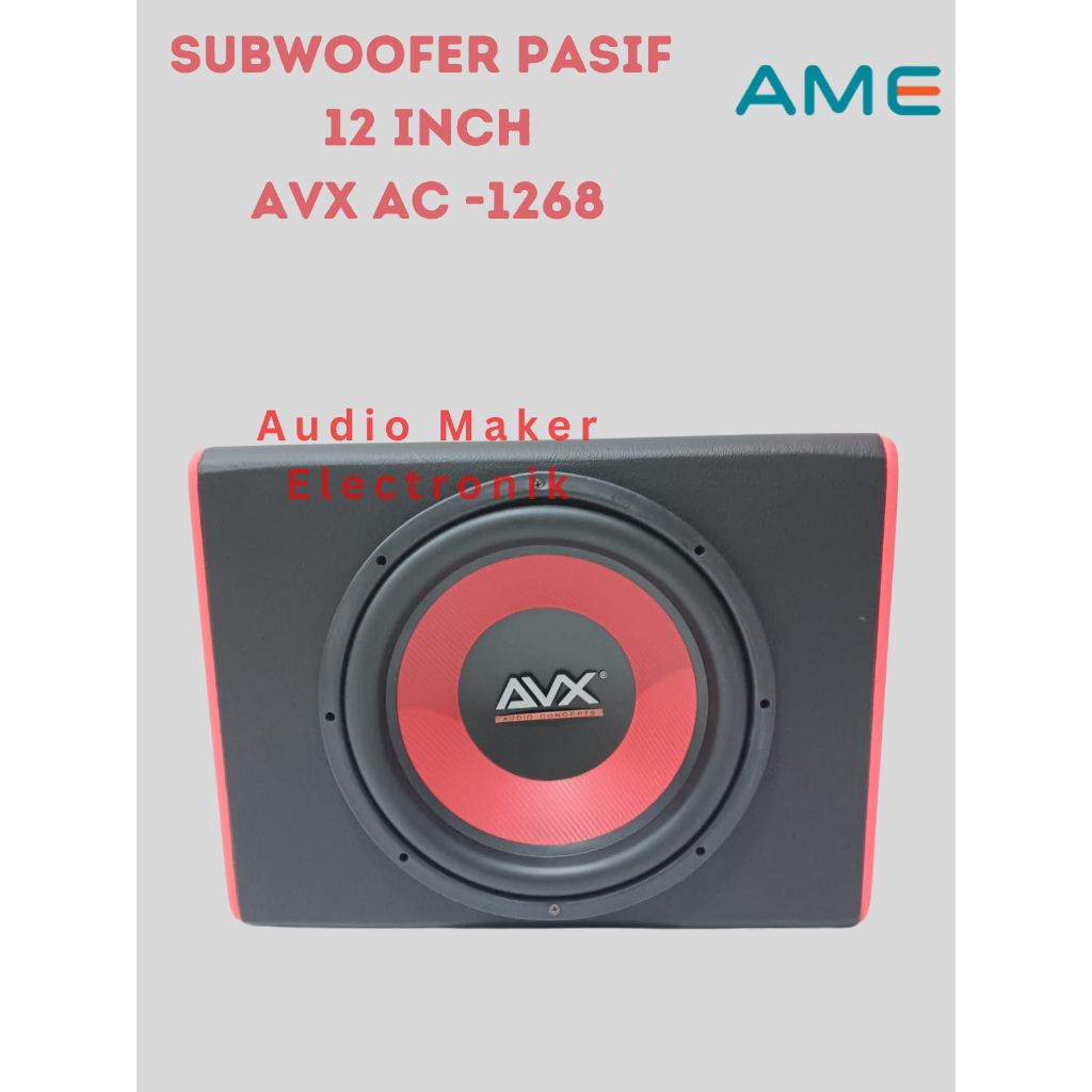 Jual Subwoofer Pasif AVX AC 1268 12 Inch ADX FABULOUS 12 Double