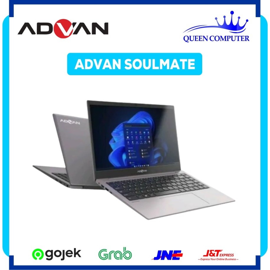 Jual Laptop Advan Soulmate Intel N Ram Gb Gb Mmc W Shopee