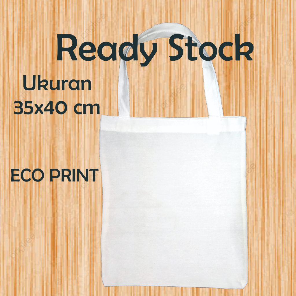 Jual Totebag Tas Blacu Polos Ukuran 35x40 Harga Termurah Cocok Untuk