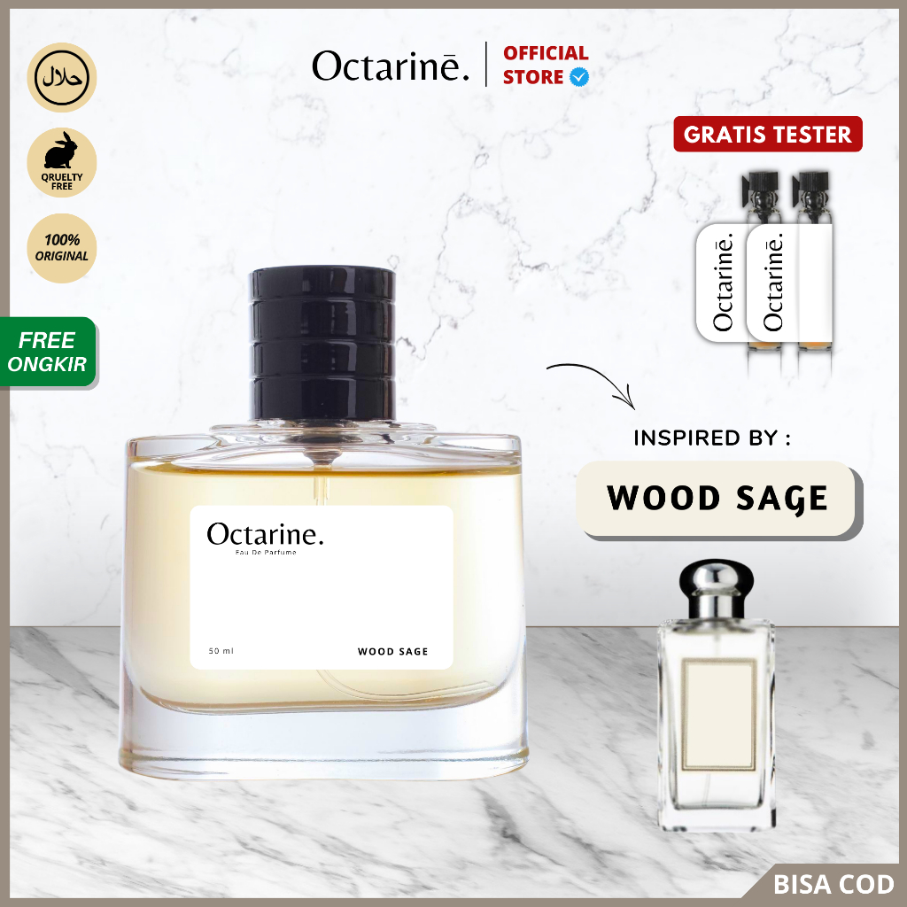 Jual Octarine Parfum Pria Wanita Tahan Lama Aroma Fresh Floral Lembut