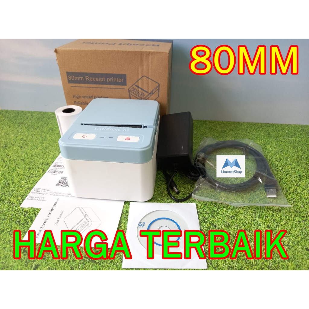 Jual PRINTER 80MM DESKTOP THERMAL KASIR 80MM BLUETOOTH RJ 11 Shopee