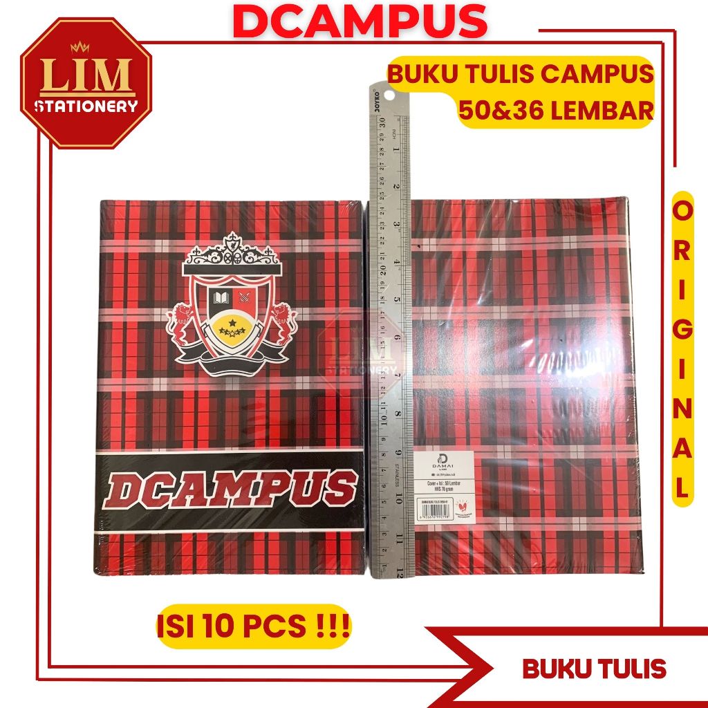 Jual Buku Tulis CAMPUS 50 Lembar 1 Pack Isi 10 Buku Shopee Indonesia