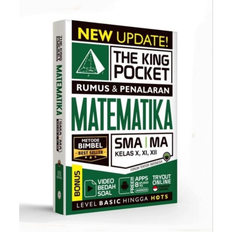 Jual Buku New Update The King Pocket Rumus Penalaran Matematika Sma