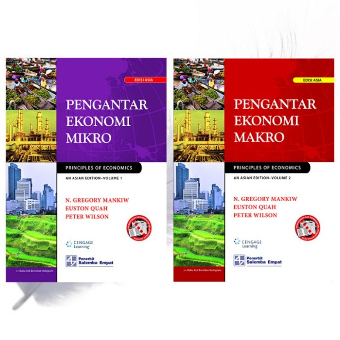 Jual Buku Pengar Ekonomi Mikro Edisi Asia Vol 1 Dan 2 N Gregory Mankiw