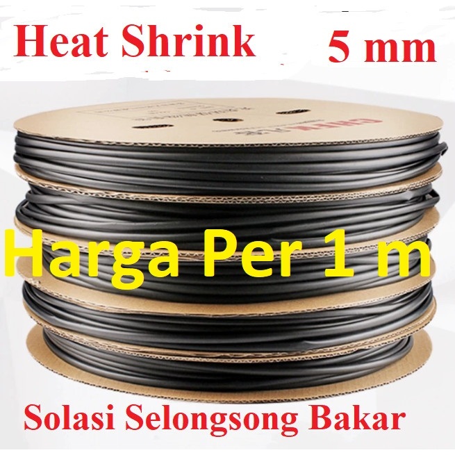 Jual Heatshrink Heat Shrink Selang Tube Selonsong Selang Bakar Mm Mm