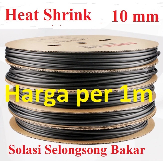 Jual Heatshrink Heat Shrink Selang Tube Selonsong Selang Bakar Mm