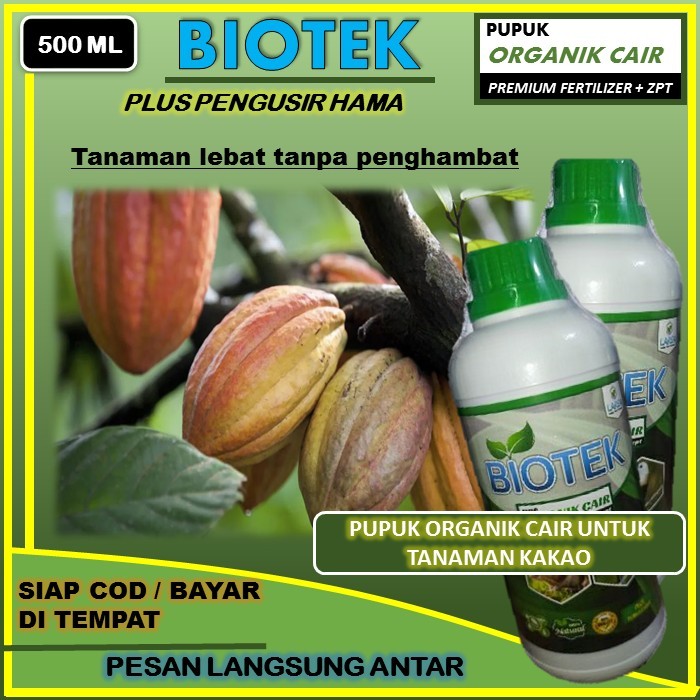 Jual Poc Zpt Biotek Ml Pupuk Kakao Terbaik Pupuk Organik Paling