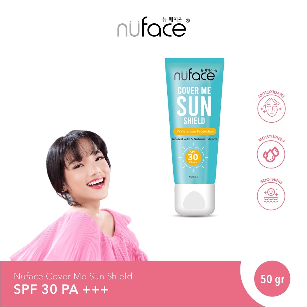 Jual As Nuface Sunscreen Cover Me Sun Shield Spf Pa Sunblock