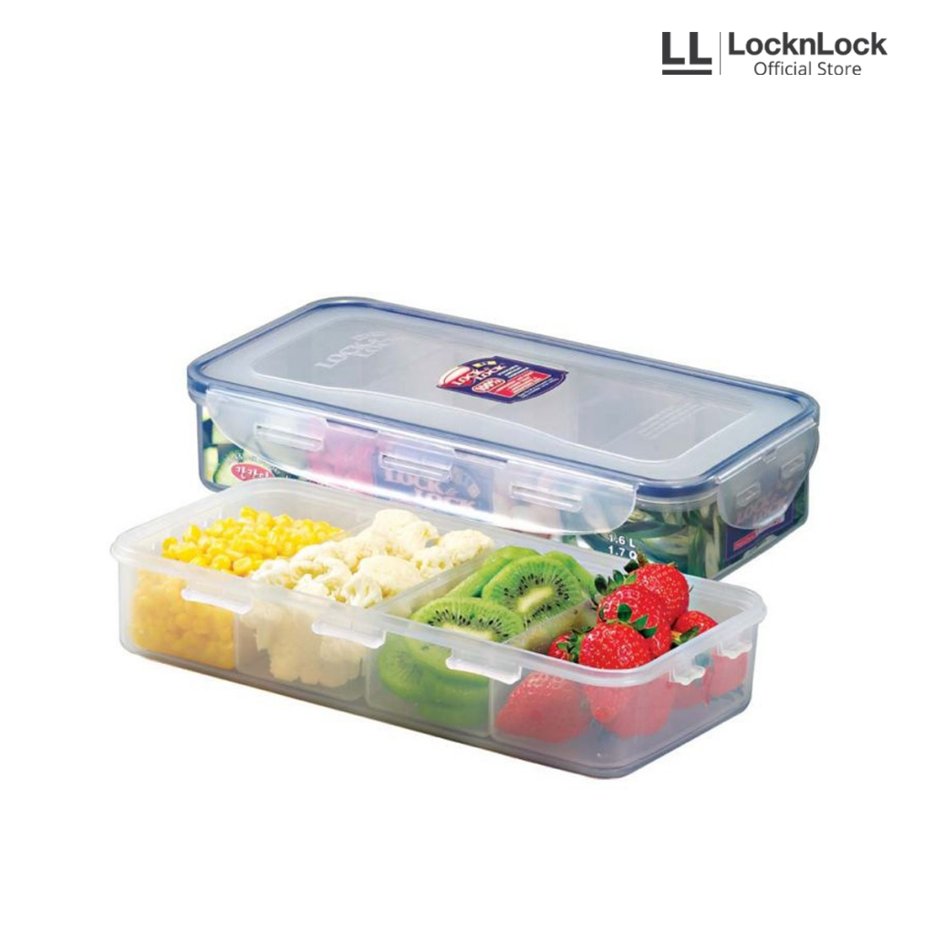 Jual Locknlock Classic Kotak Makan Rectangular Short L With Divider