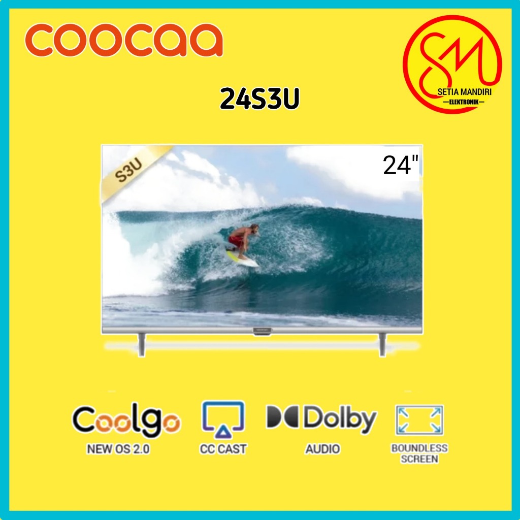 Jual COOCAA 32S3U 24S3U Smart LED TV 24 Dan 32 Inch HD Digital DVB