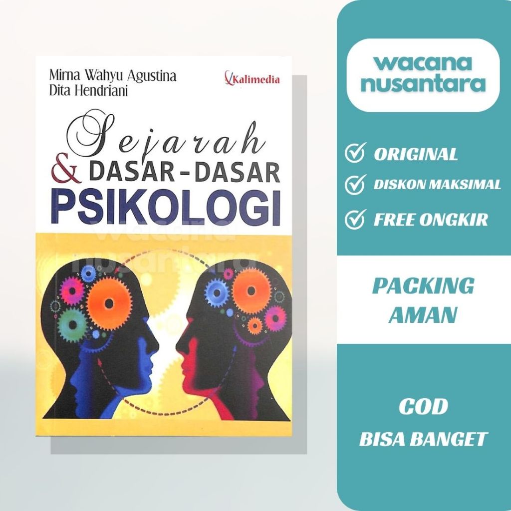 Jual Buku Sejarah Dan Dasar Dasar Psikologi Mirna Wahyu Agustina