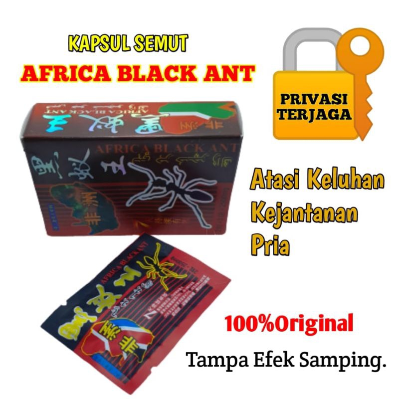 Jual Kapsul Semut Hitam Africa Original Eceran Shopee Indonesia