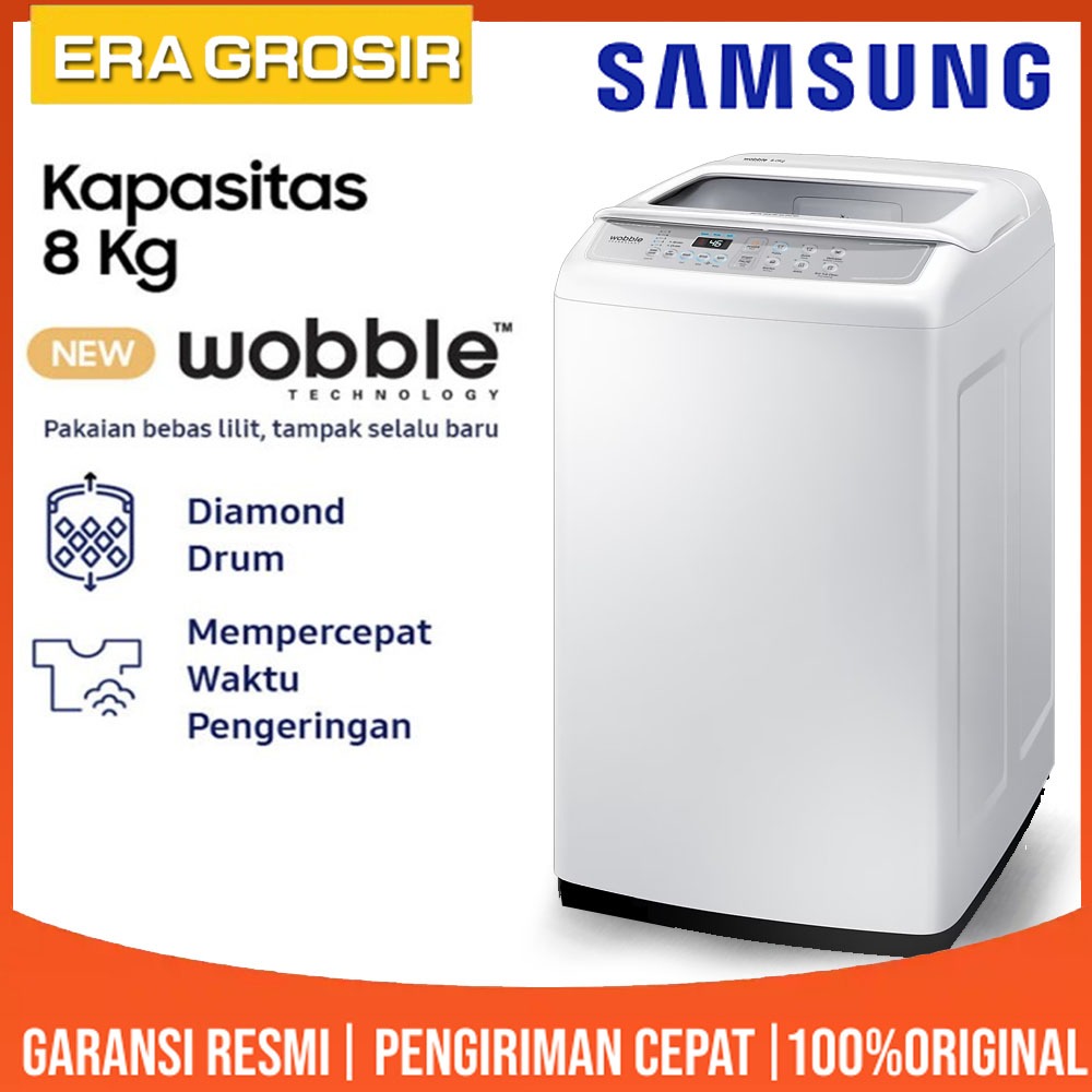 Jual Mesin Cuci Samsung Tabung Top Loading Wobble Wa H Sw Kg