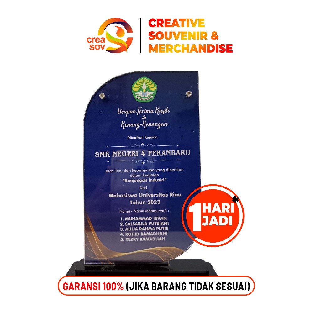 Jual Creasov Plakat Akrilik Plakat Akrilik Insert Paper Plakat Wisuda