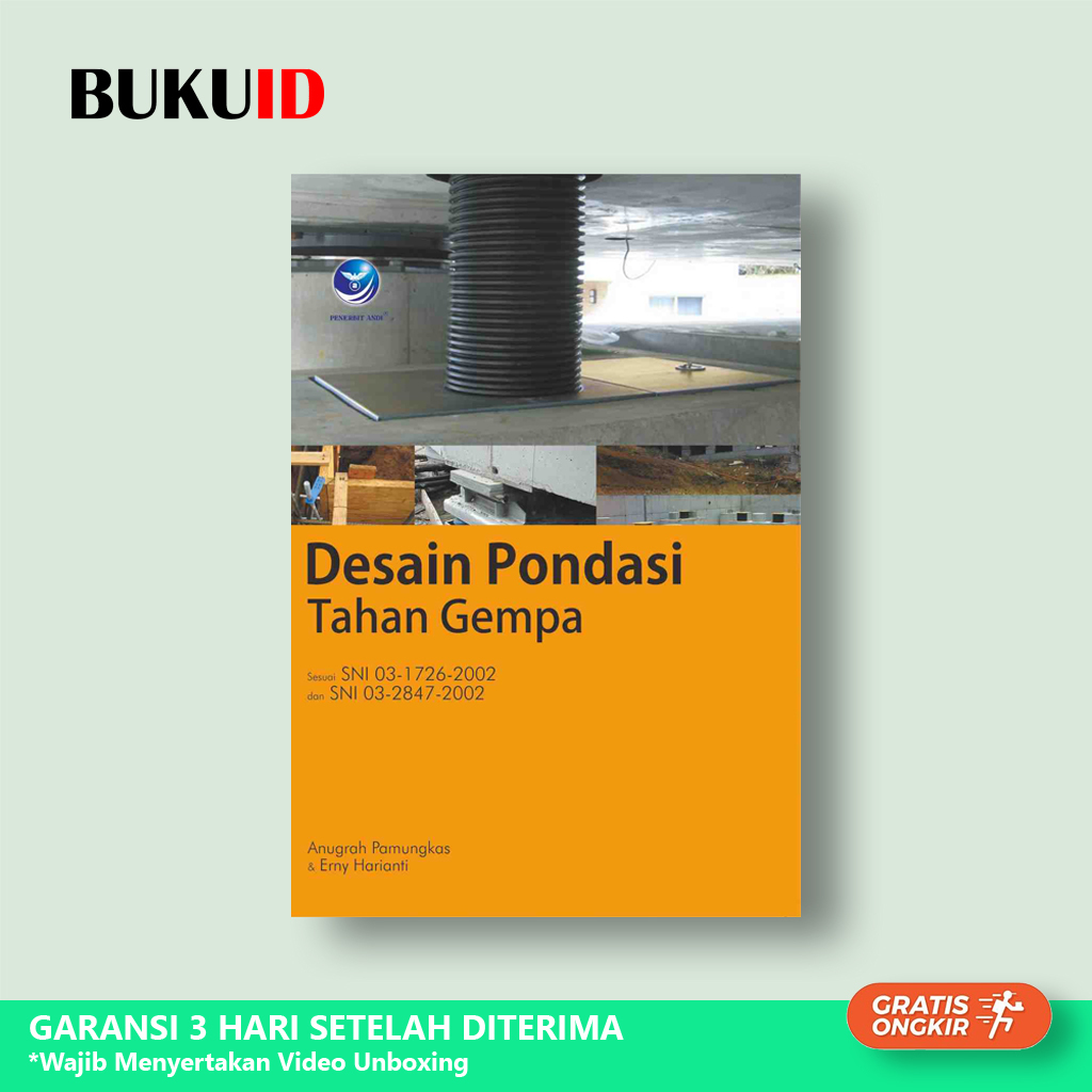 Jual Buku Desain Pondasi Tahan Gempa Original Shopee Indonesia