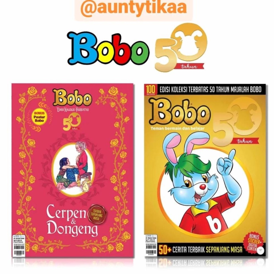 Jual Dijual Murah Ready Majalah Bobo Edisi Koleksi Terbatas Tahun