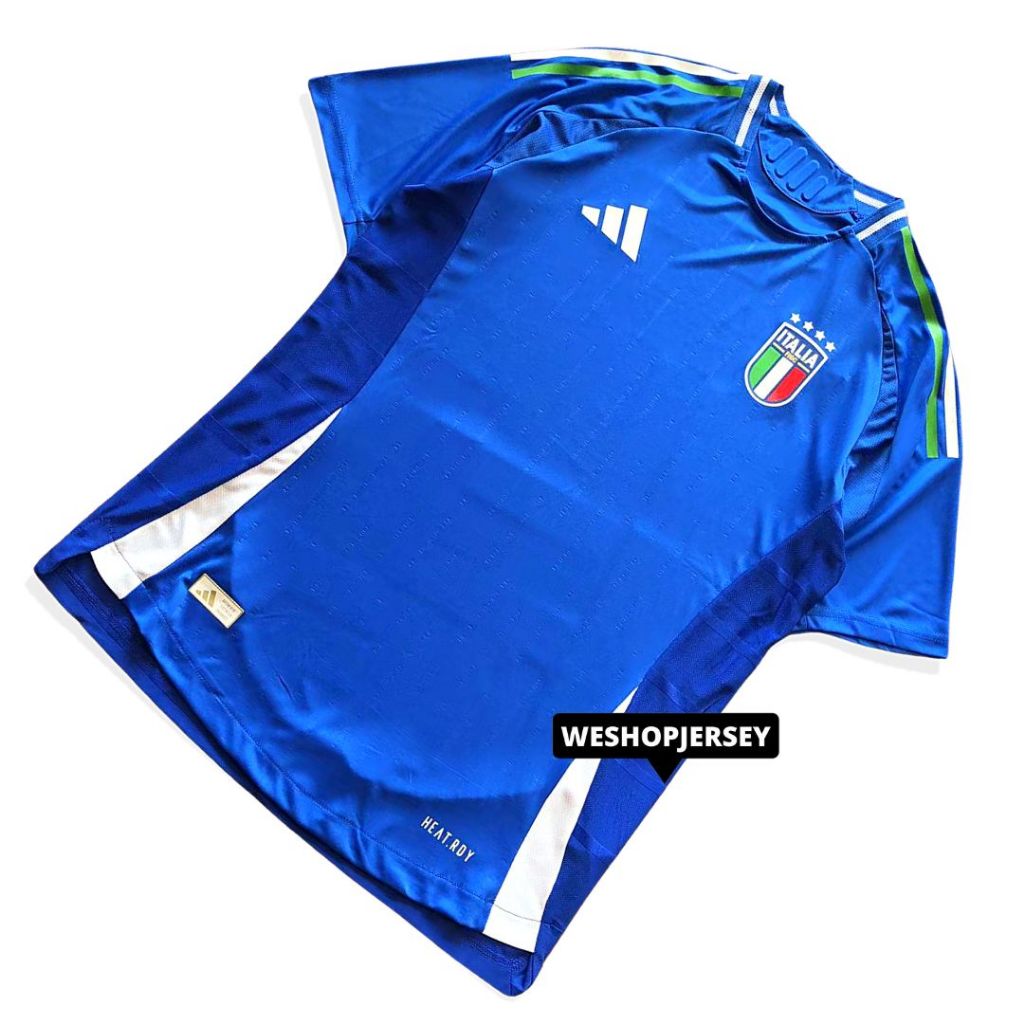 Jual Baju Bola Player Issue Itali Jersey Italia Biru Home Terbaru