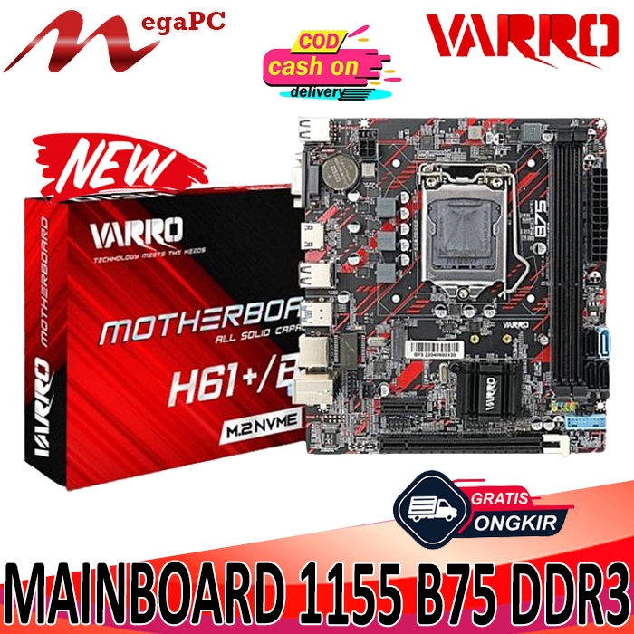 Jual Mainboard Motherboard Mobo Lga H B Nvme Ddr Varro