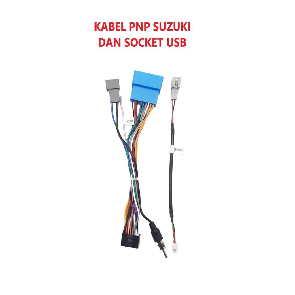 Jual Kabel Soket Pnp Head Unit Android Suzuki Dan Socket Usb Shopee