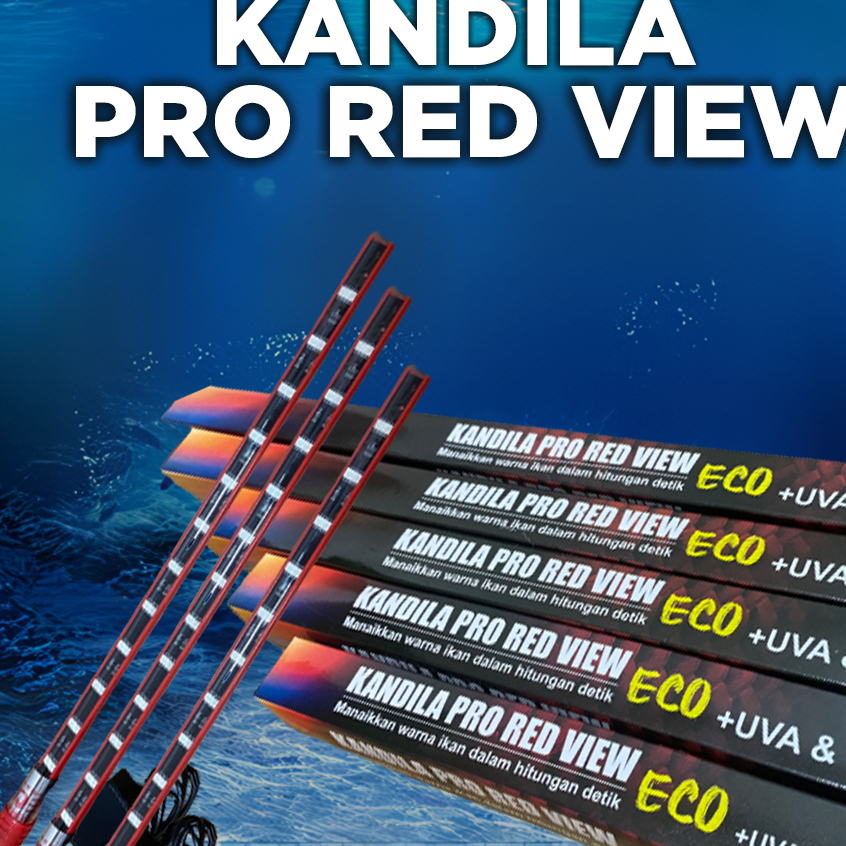 Jual Lampu Aquarium 60 Cm Kandila Pro Red View Eco Uva Uvb Shopee