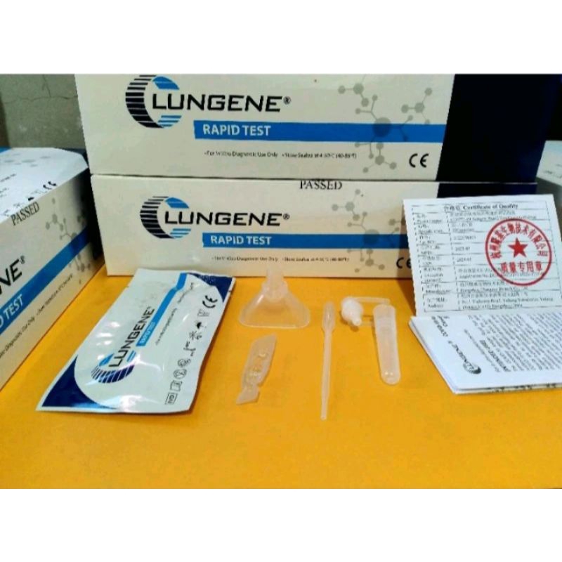 Jual Tes Swab Antigen Saliva Lungene Metode Air Liur Shopee