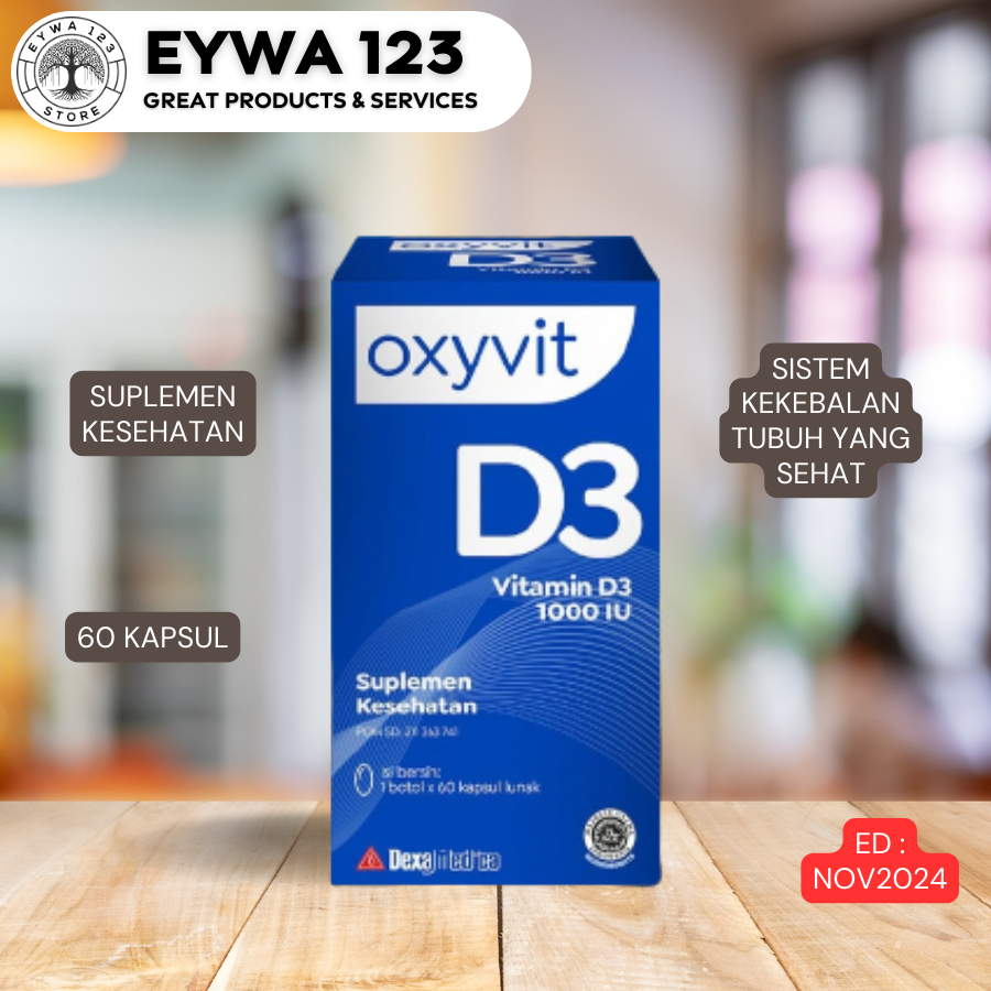 Jual Oxyvit Kapsul Vitamin D Iu Shopee Indonesia