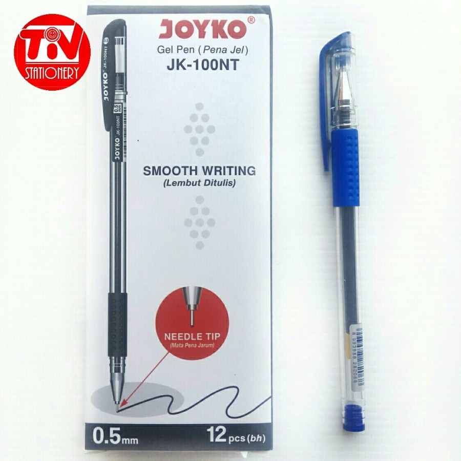 Jual Pulpen Gel Pen Joyko JK 100NT 0 5mm 1 Pack Isi 12 Pcs Shopee