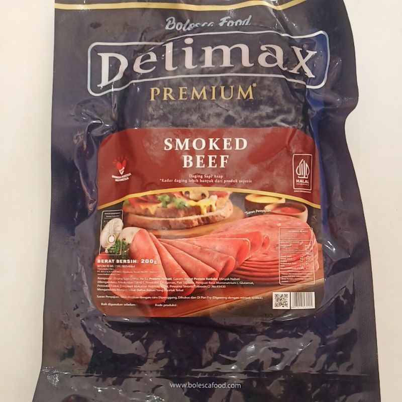 Jual Delimax Smoked Beef 200g Shopee Indonesia