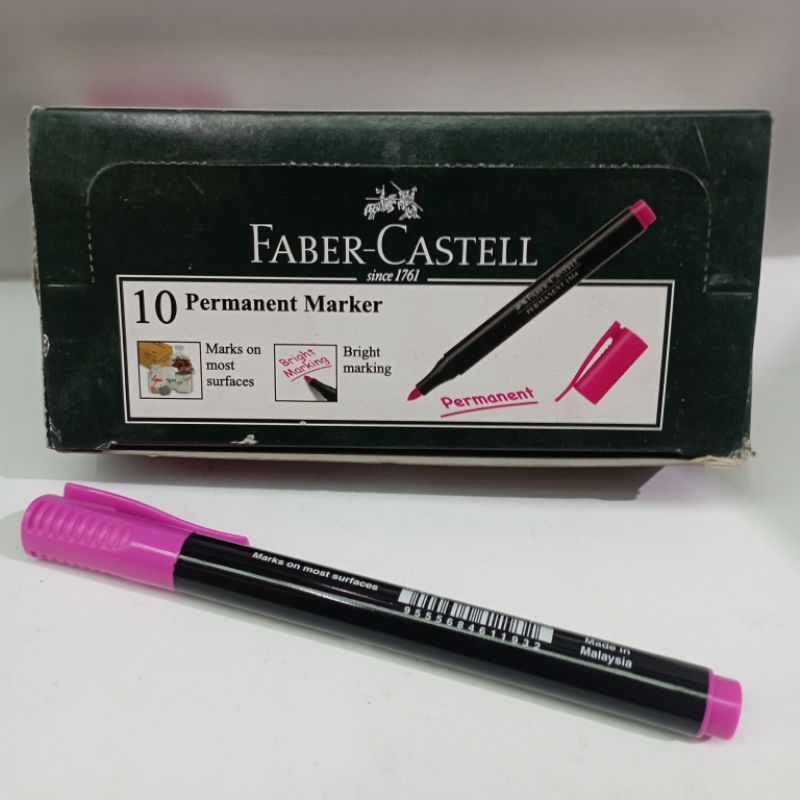 Jual Spidol Faber Castell Permanen Marker Warna Pcs Shopee Indonesia