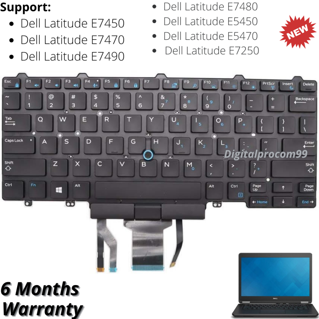 Jual Keyboard Dell Latitude E7450 E7470 E7490 E7480 E5450 E5470 E7250