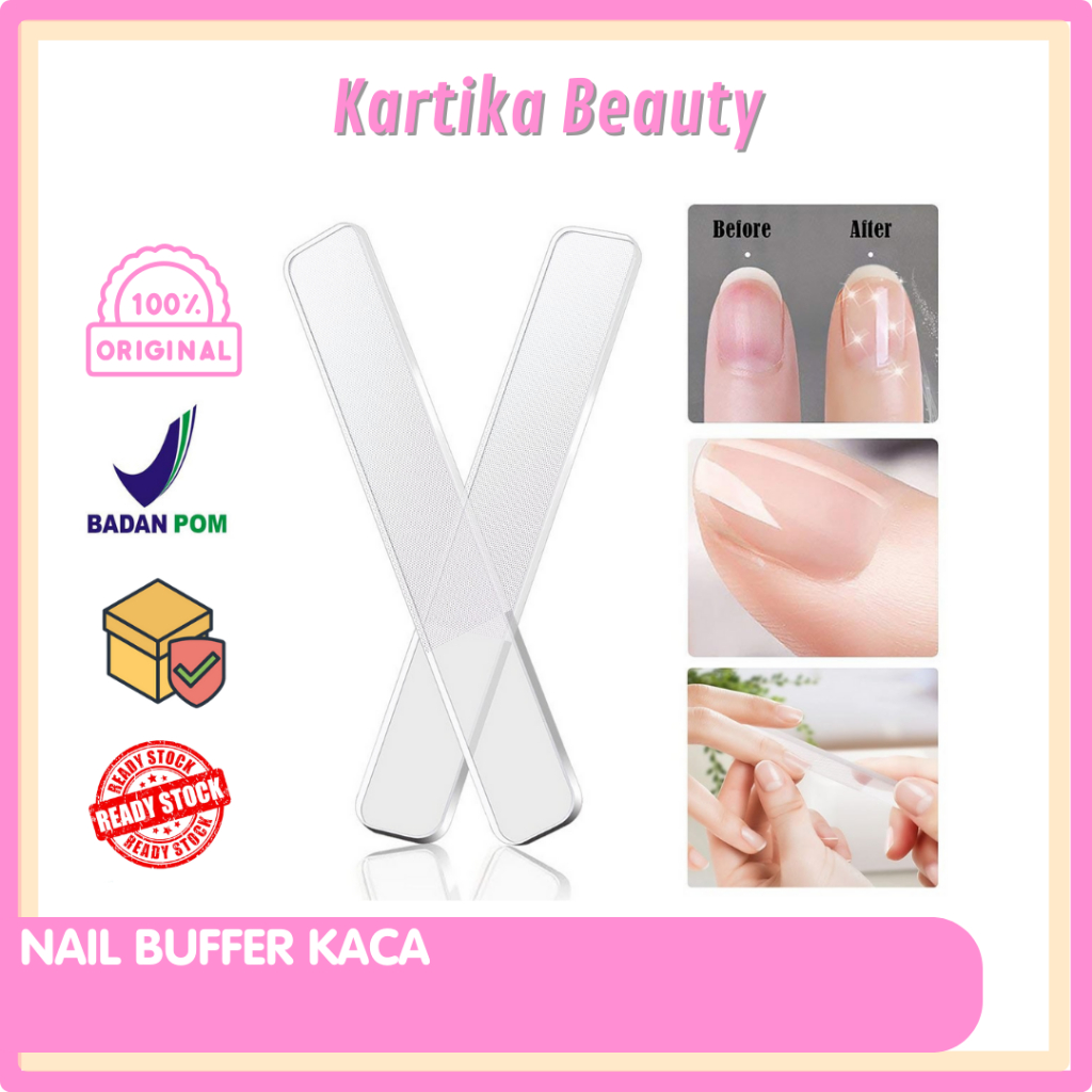 Jual Nail Buffer Glass Kikir Kuku Kaca Manicure Mengkilat Nano Glass