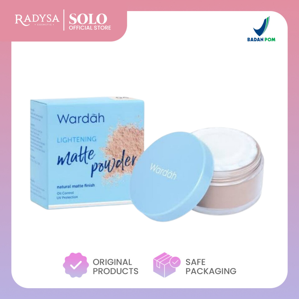 Jual Wardah Lightening Matte Powder G Bedak Tabur Dengan Smooth