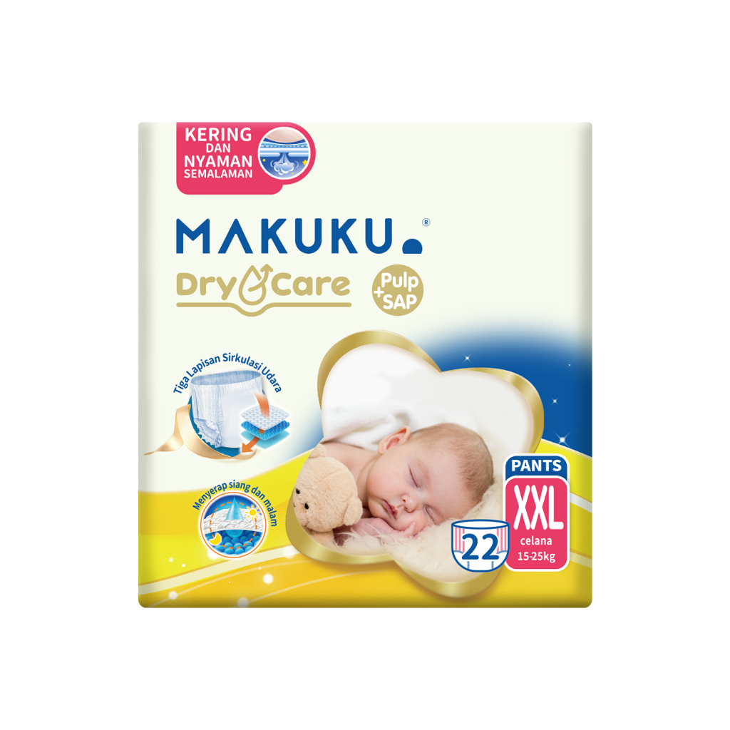 Jual Makuku Diapers Dry Care Nb Xxl Popok Ekonomis Sekali Pakai