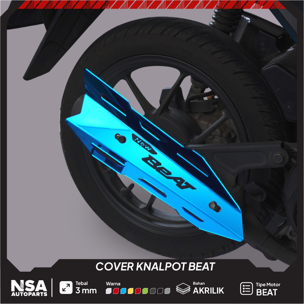 Jual Cover Knalpot Beat Tutup Knalpot Beat Cover Knalpot