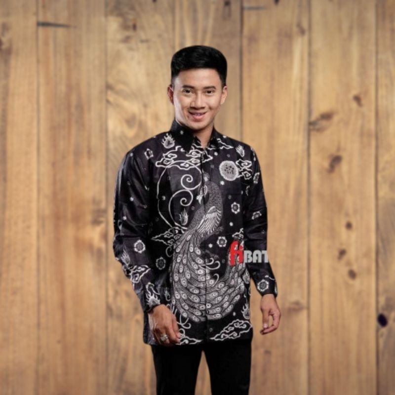 Jual Original Batik Lurik Garuda Lengan Panjang Batik Modern Kemeja