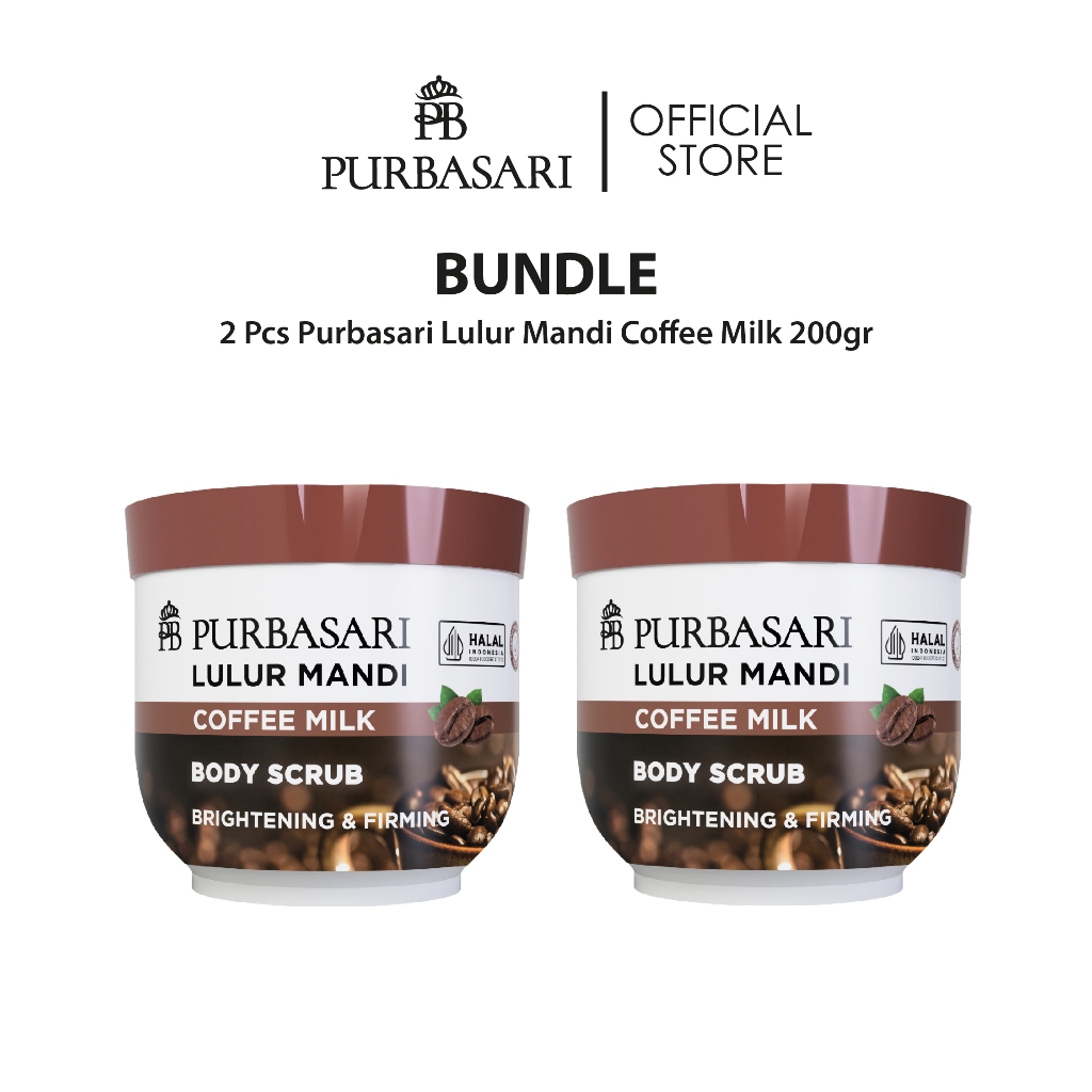 Jual Bundle Hemat Purbasari Lulur Mandi Coffee Milk G Lulur