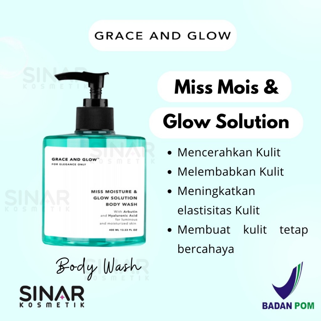 Jual Grace And Glow Body Wash Body Serum Shampoo Hair Mist