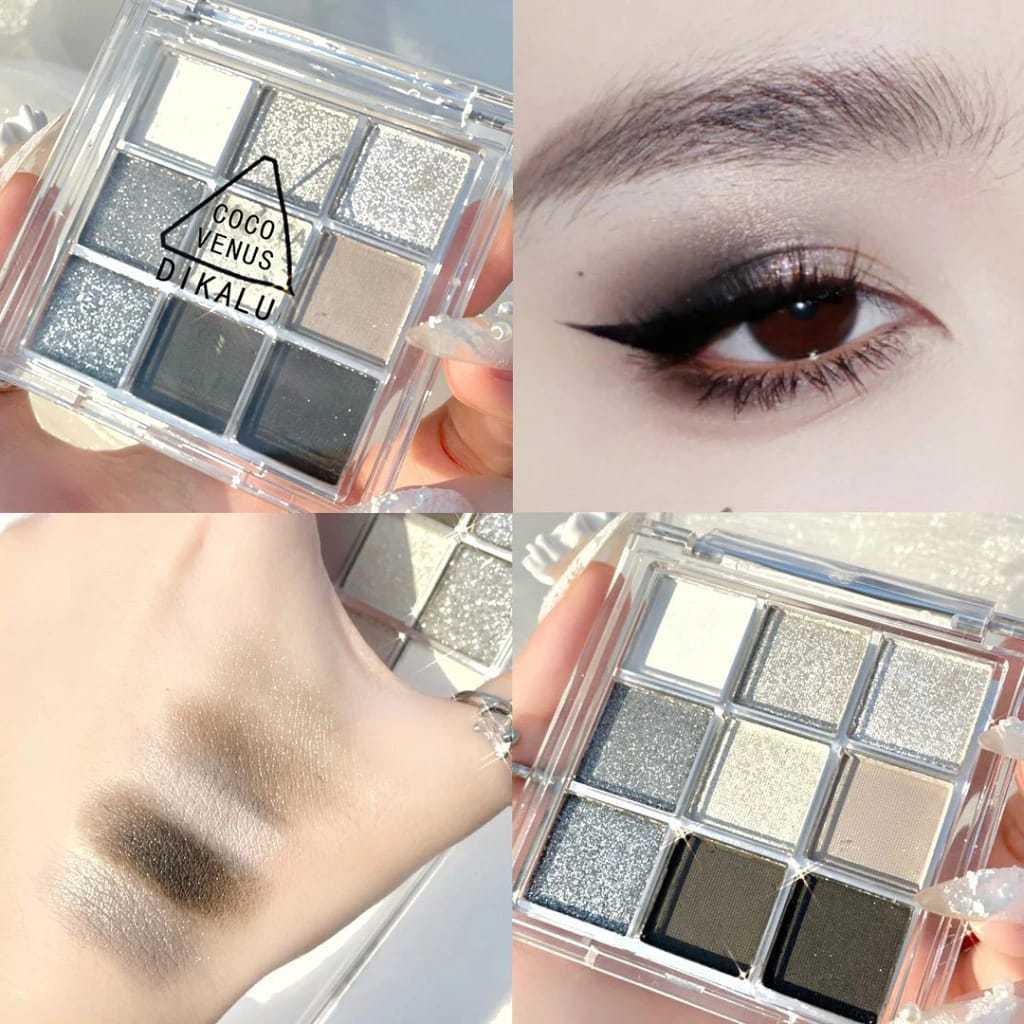 Jual Dikalu Coco Venus Eyeshadow Palette Warna Pigmented Glitter