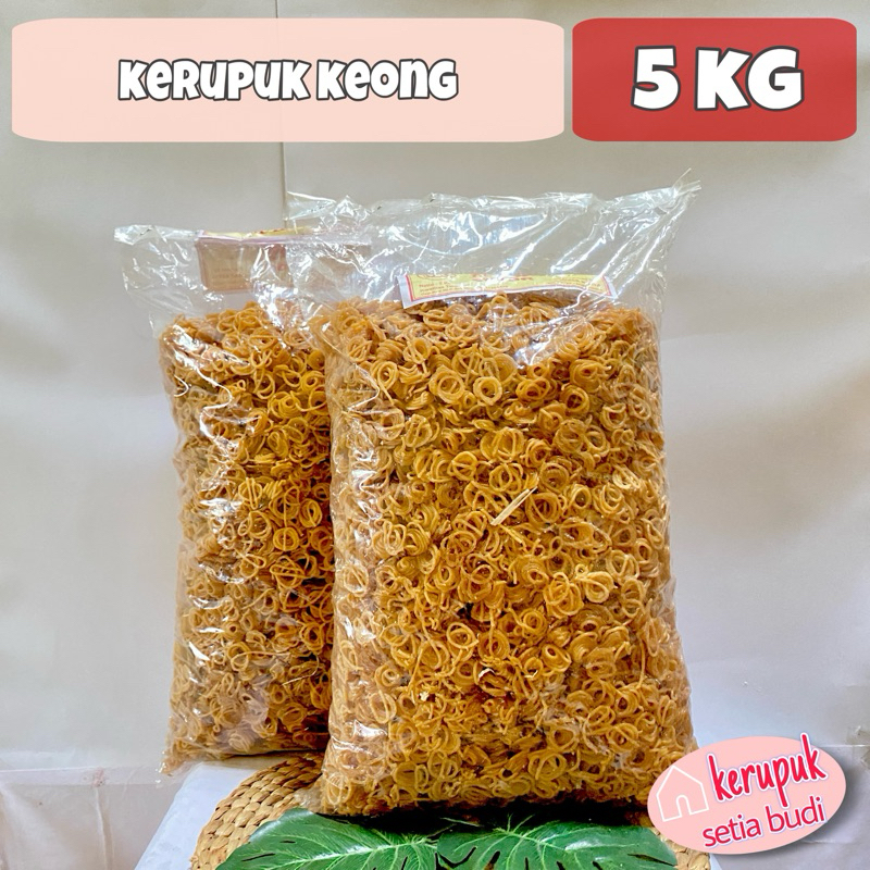 Jual KERUPUK KEONG MENTAH 1 BAL 5 KG Shopee Indonesia