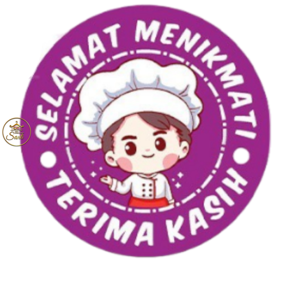 Jual STICKER SELAMAT MENIKMATI UNTUK 100 PCS LABEL MAKANAN READY