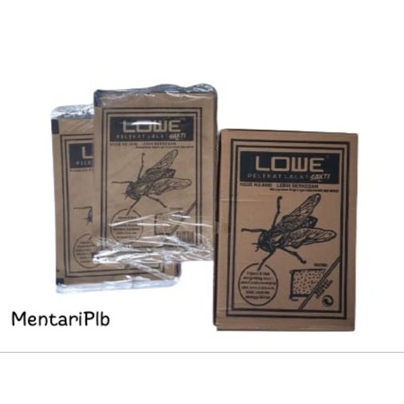 Jual LEM LALAT LOWE 1 BOX ISI 100 PCS Shopee Indonesia