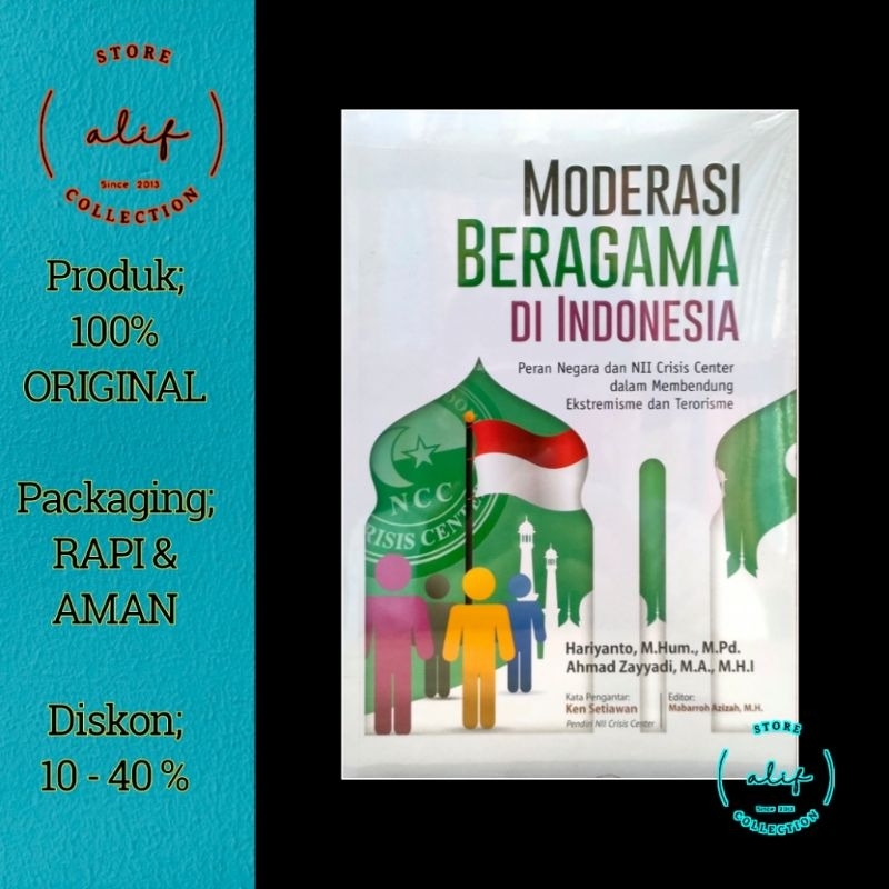 Jual MODERASI BERAGAMA DI INDONESIA Peran Negara Dan NII Crisis Center