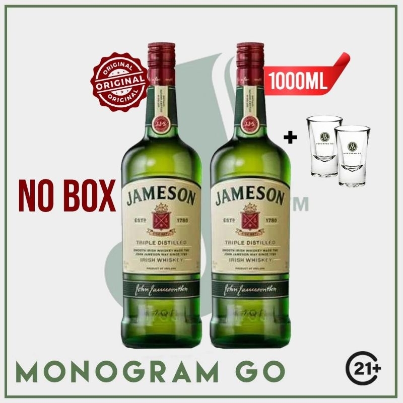 Jual Jameson Irish Whisky Ml Bottles Shoot Glass Shopee