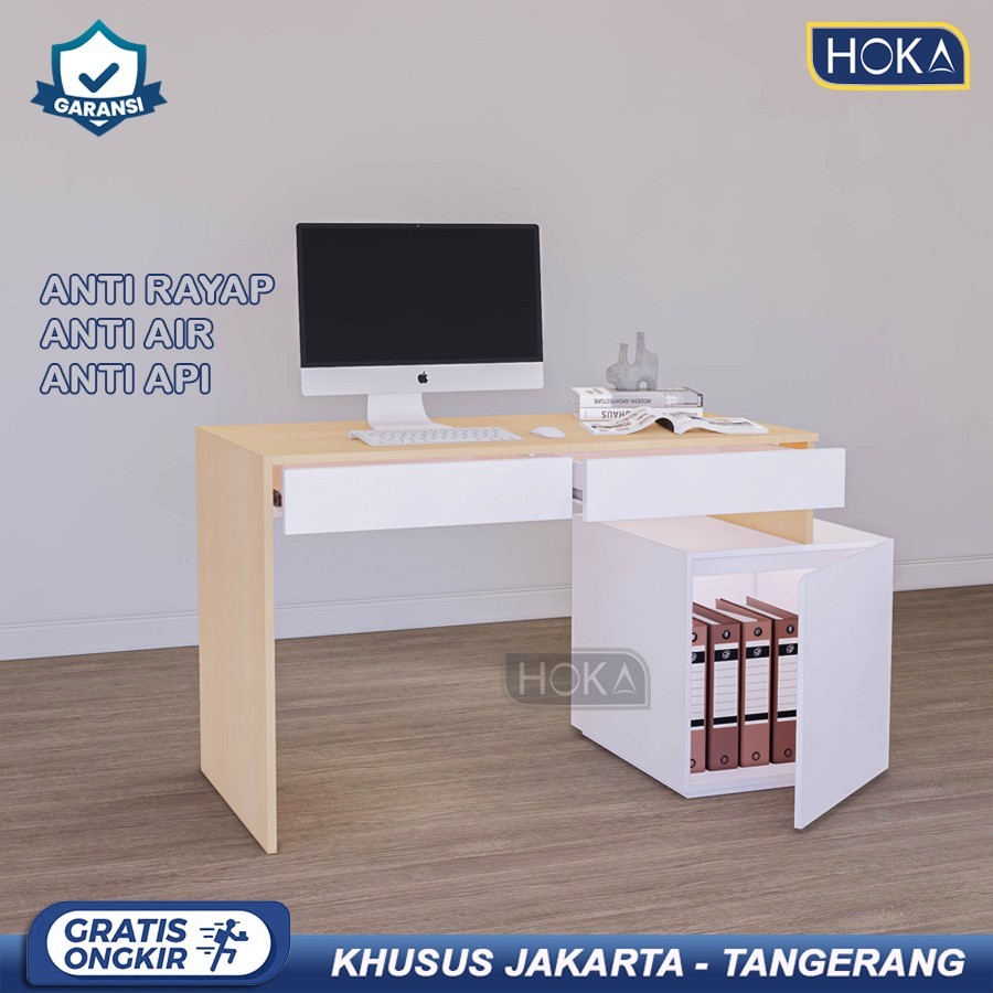 Jual Meja Kantor Meja Kerja Komputer Hoka Hmf Anti Rayap Tahap Api