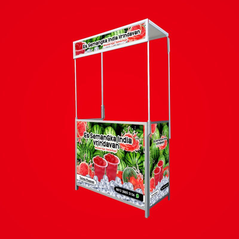 Jual K5 Booth Portable Gerobak Lipat Meja Lipat Event Desk