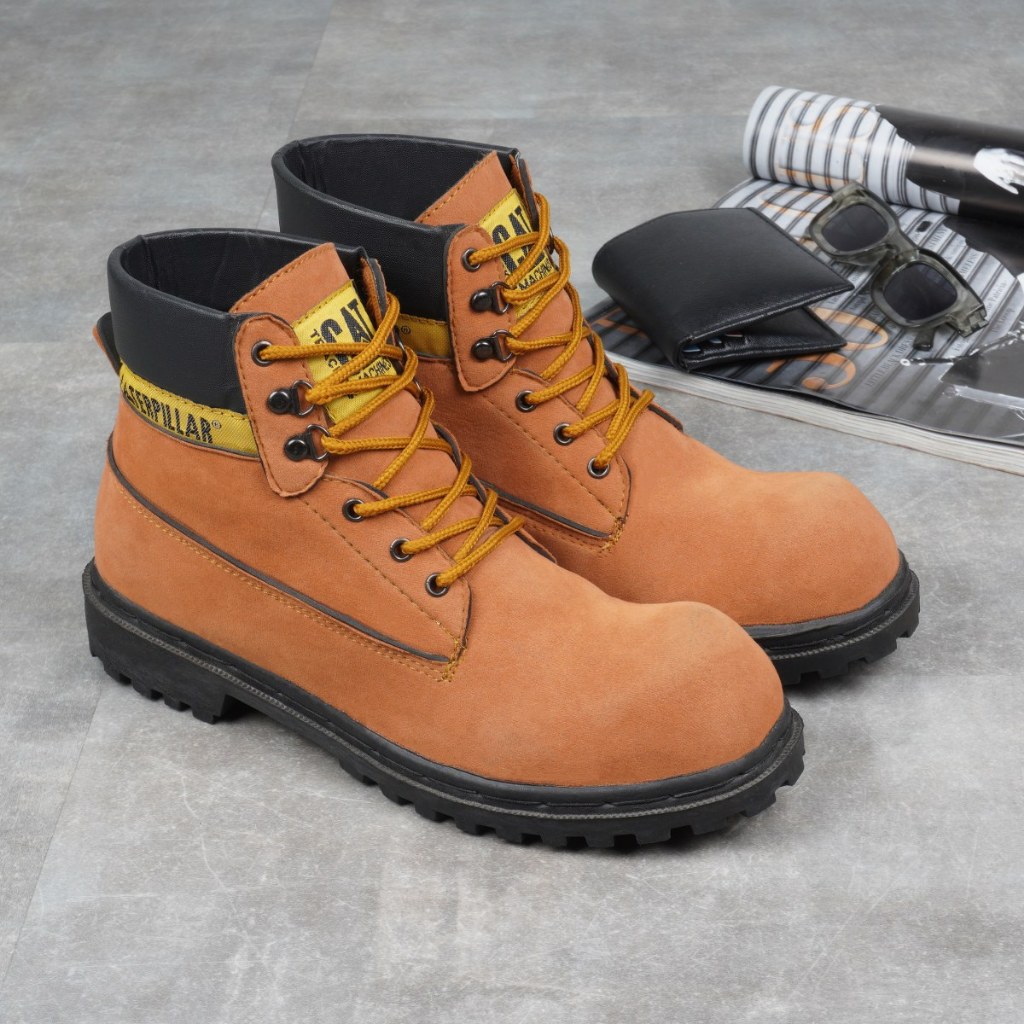 Jual Sepatu Boots Pria Safety Ujung Besi Caterpillar Sby Boot Septi