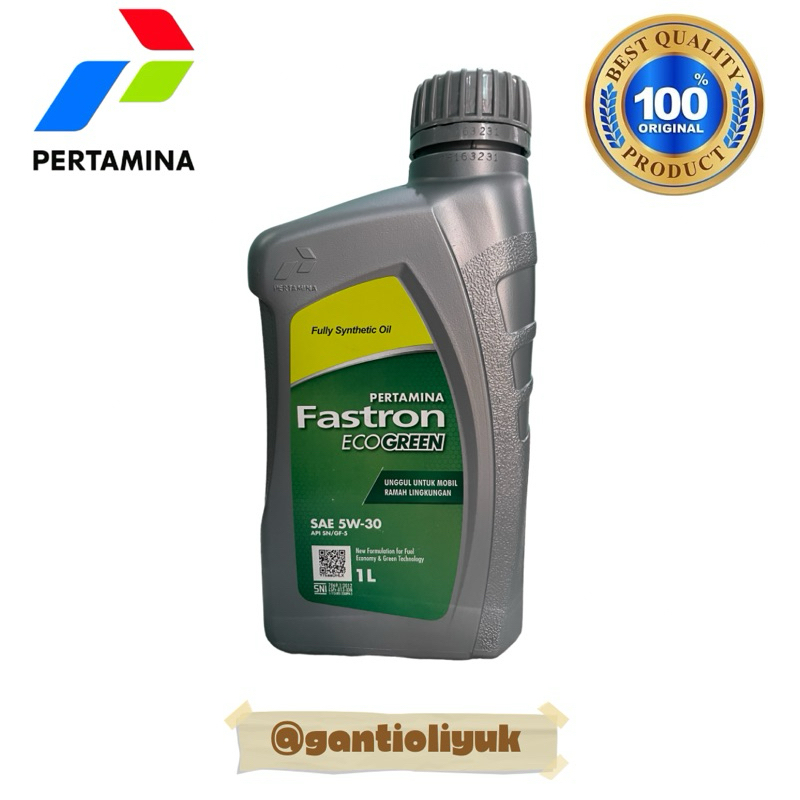 Jual Pertamina Fastron Ecogreen Sae W Liter Shopee Indonesia