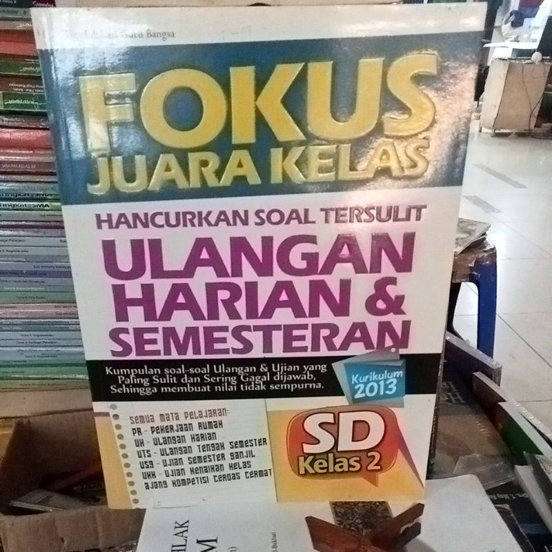 Jual Buku Ulangan Harian Dan Semesteran SD Kelas 2 Shopee Indonesia