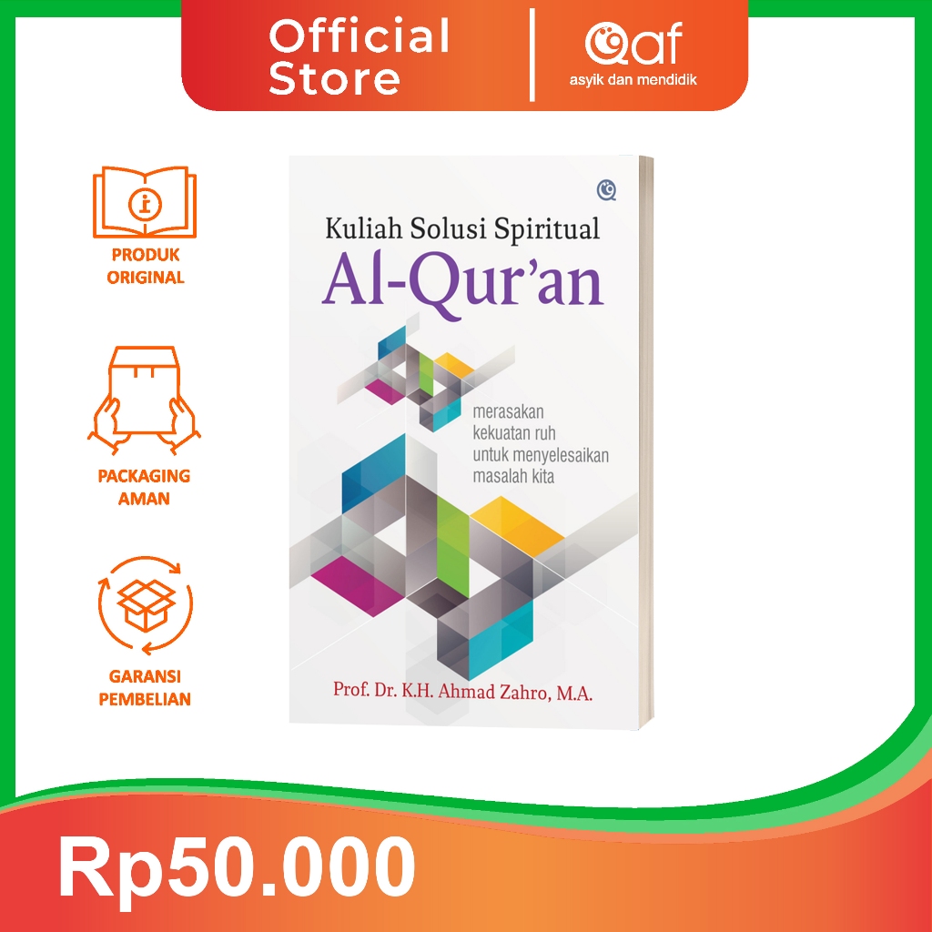 Jual Penerbit QAF Kuliah Solusi Spiritual Al Quran Prof Dr K H