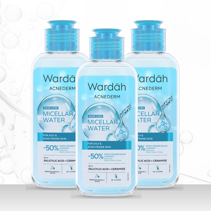 Jual Wardah Acnederm Acne Care Micellar Water 100ml Micellar Water